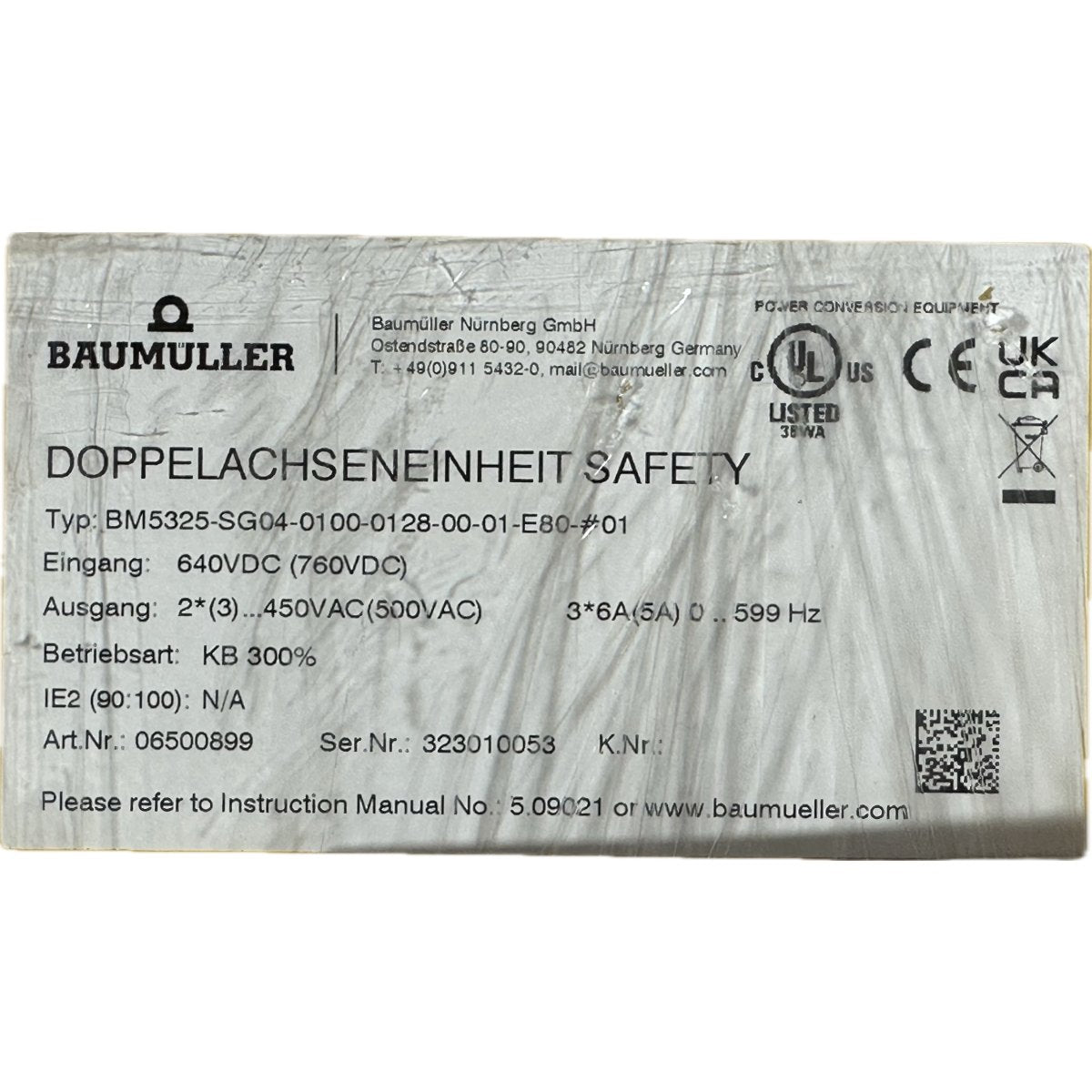 Baumüller BM5325-SG04-01-4