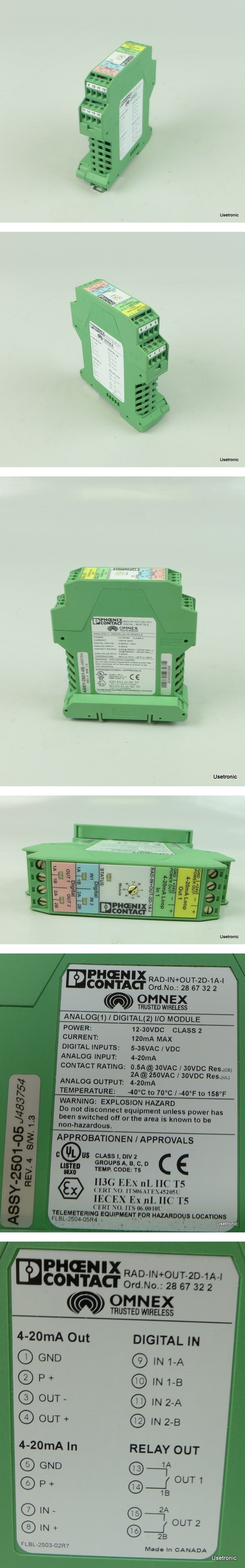 TU955 Erweiterungsmodul Phoenix Contact Rad-IN+OUT-2D-1A-I 2867322_2