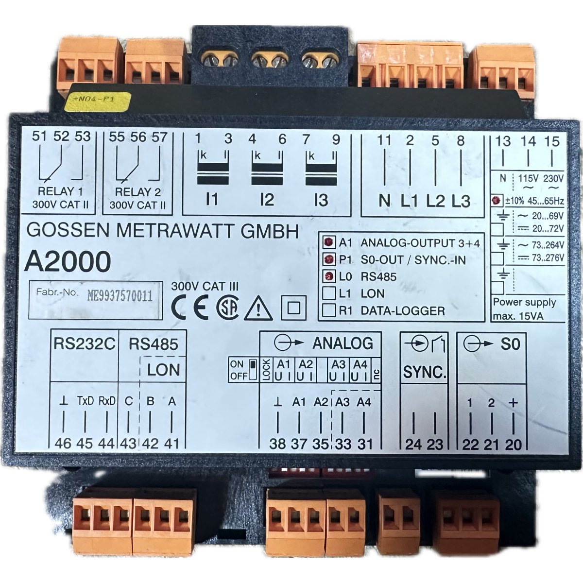 Gossen Mertawatt A2000-4