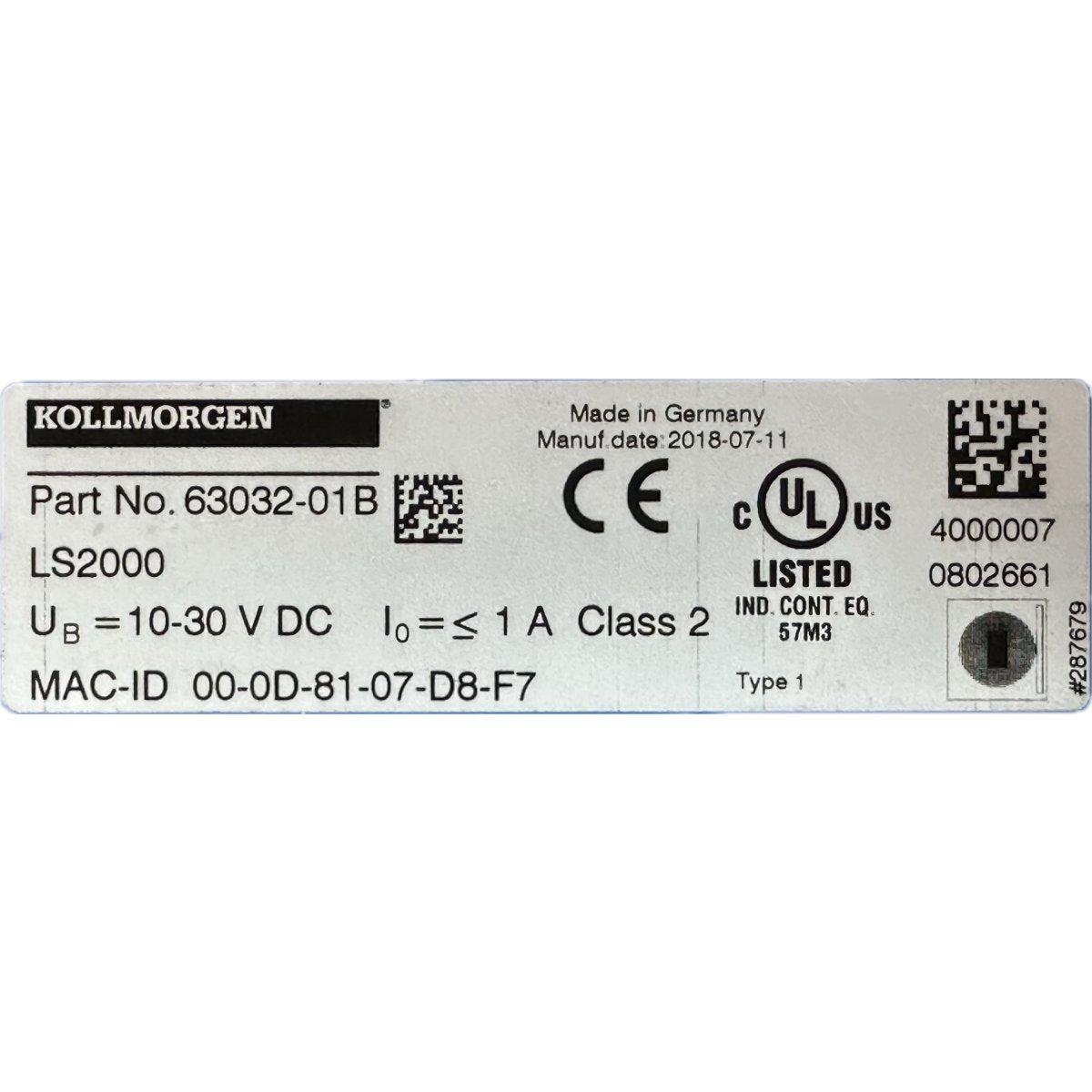 Kollmorgen 63032-01B-4