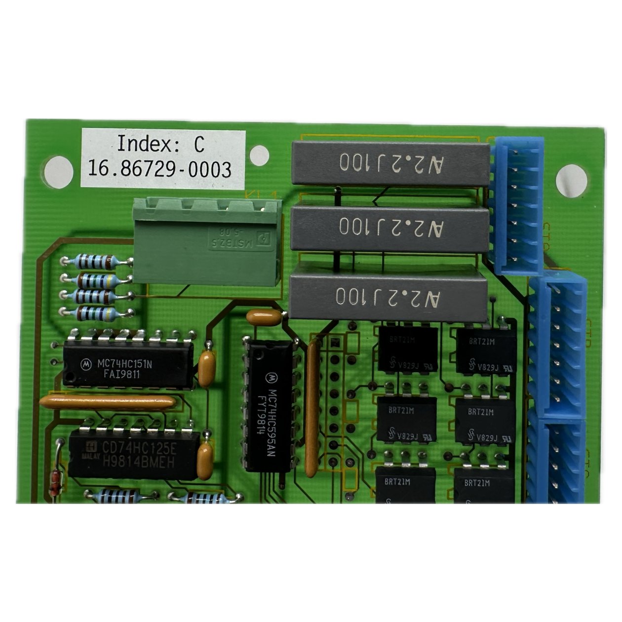 Platine Man Roland 16.86729-0003 Index C_4