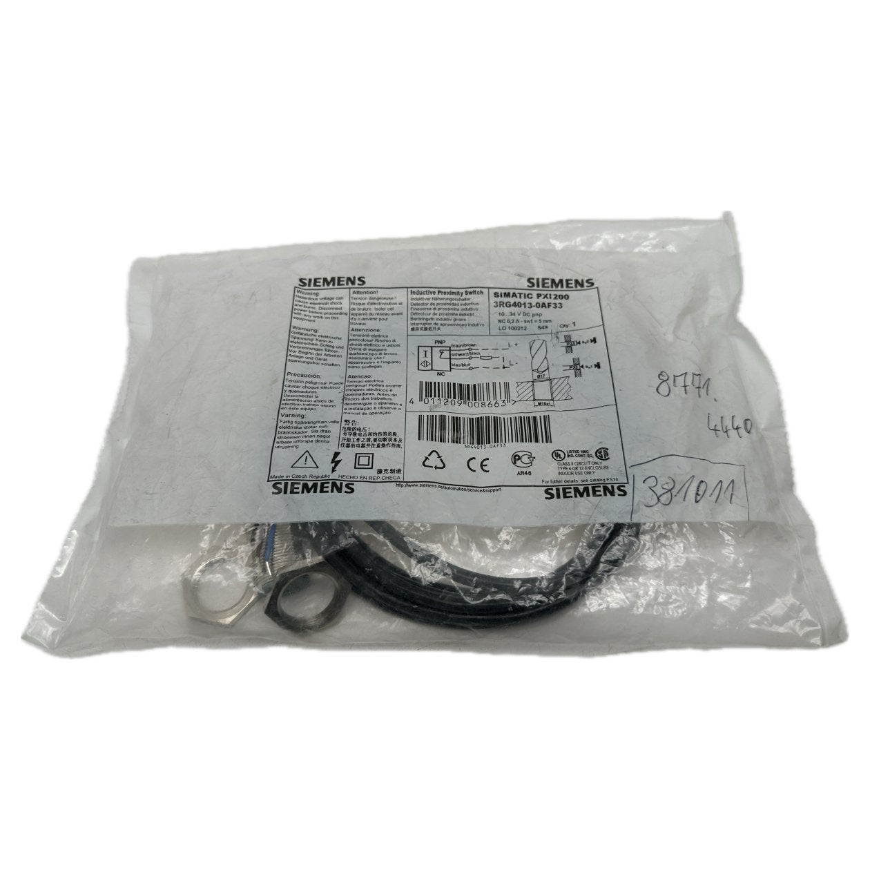 Simatic PXI200 Proximity Switch Siemens 3RG4013-0AF33_2