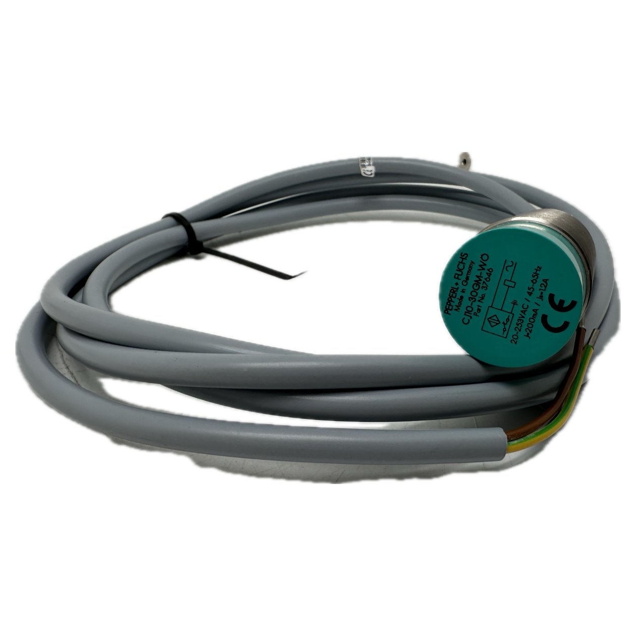 AJ1158 Posten 2 Stück Inductive Sensor Pepperl Fuchs CJ10-30GM-WO 37646_2