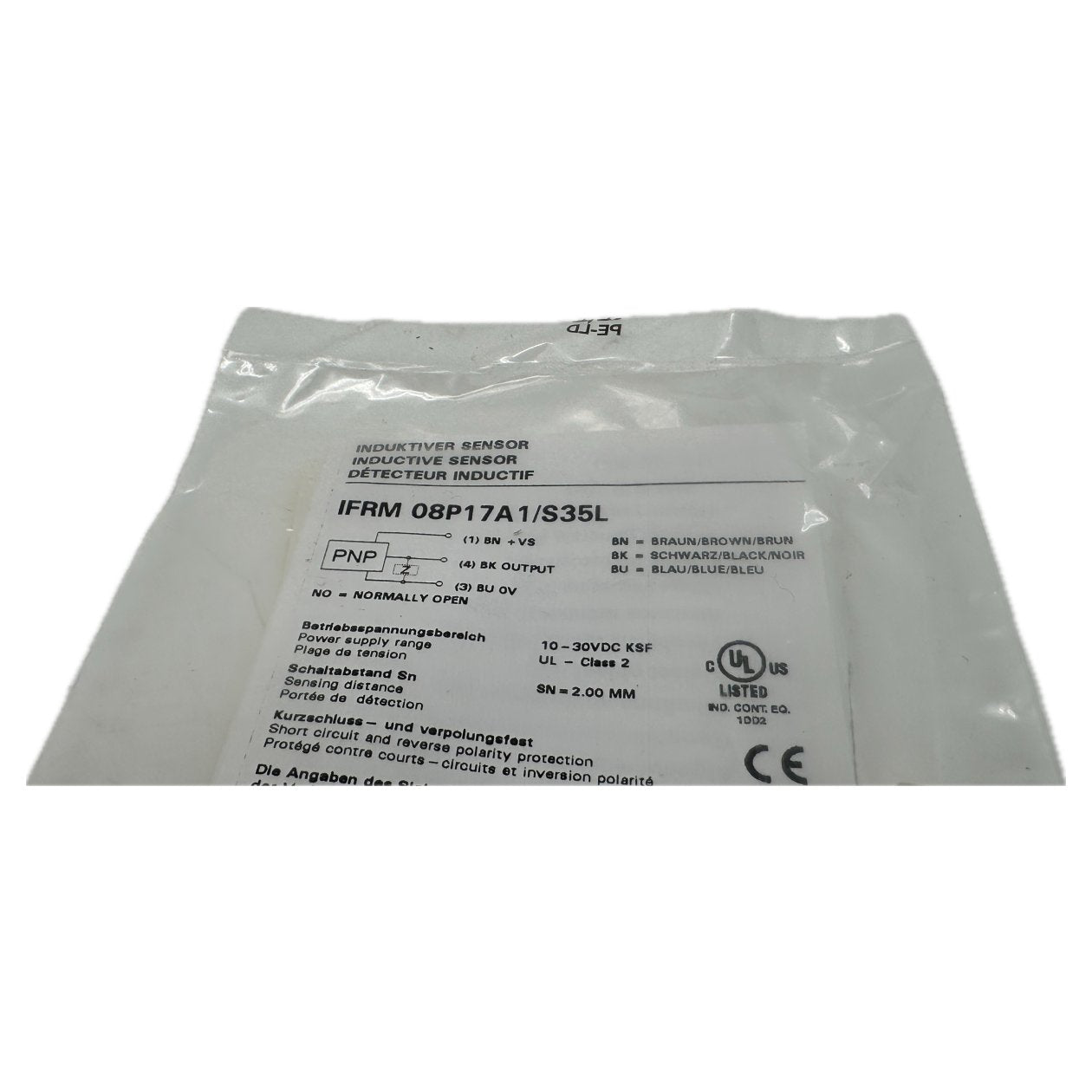 AJ1169 Posten 3 Stück Inductive Sensor Baumer electric IFRM 08P17A1/S35L_3