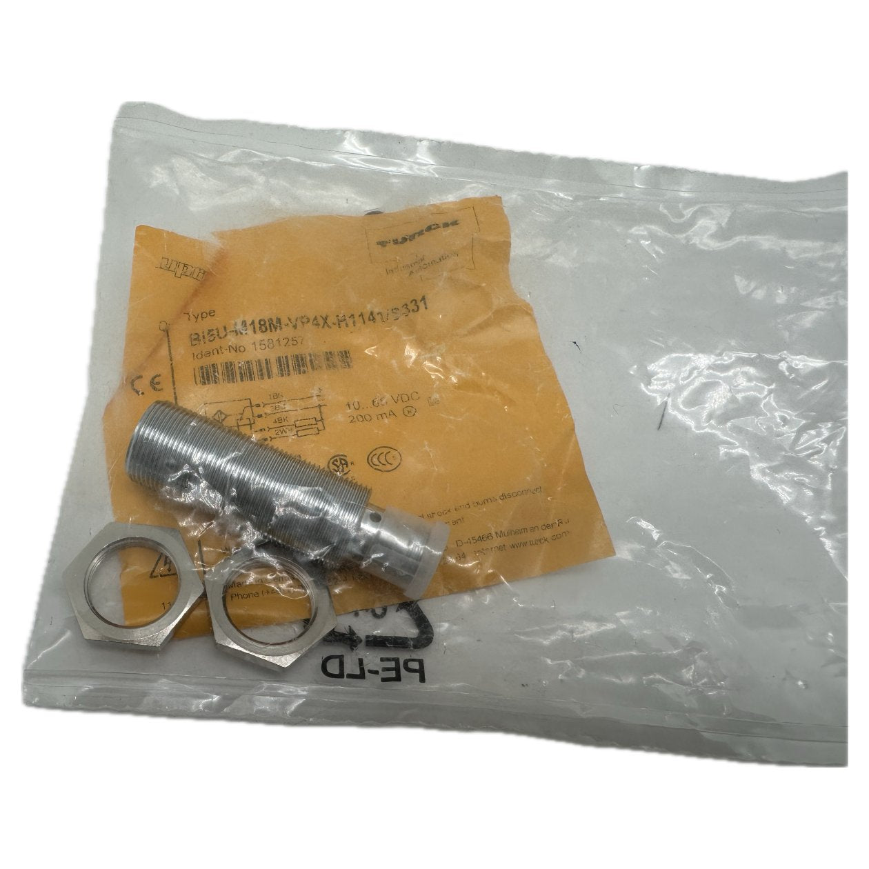 AJ1182 Inductive Sensor Turck Bi5U-M18M-VP4X-H1141/S331_3