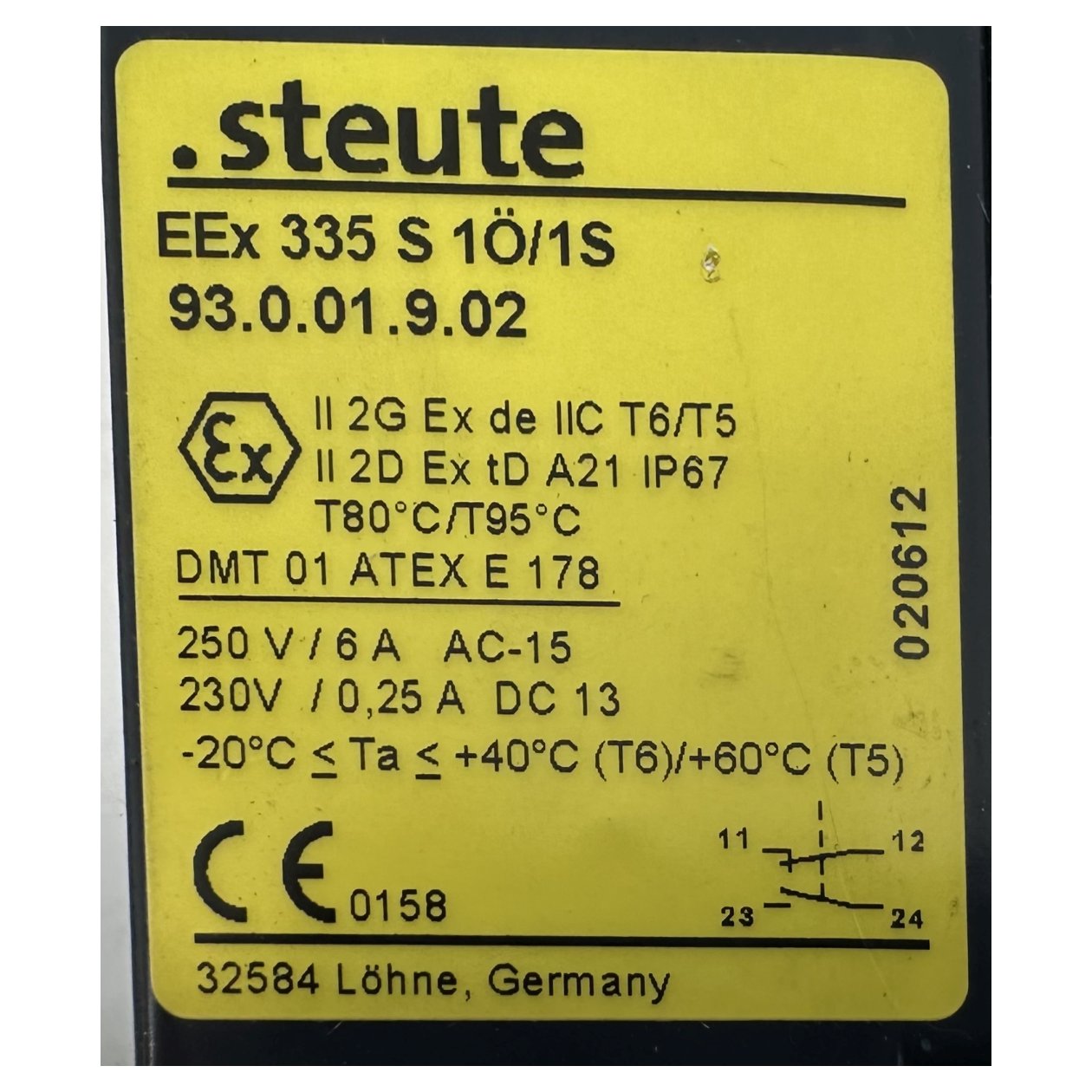 AJ218 Thermo-Schalter Minimax STS-EX Mit Kabel_5