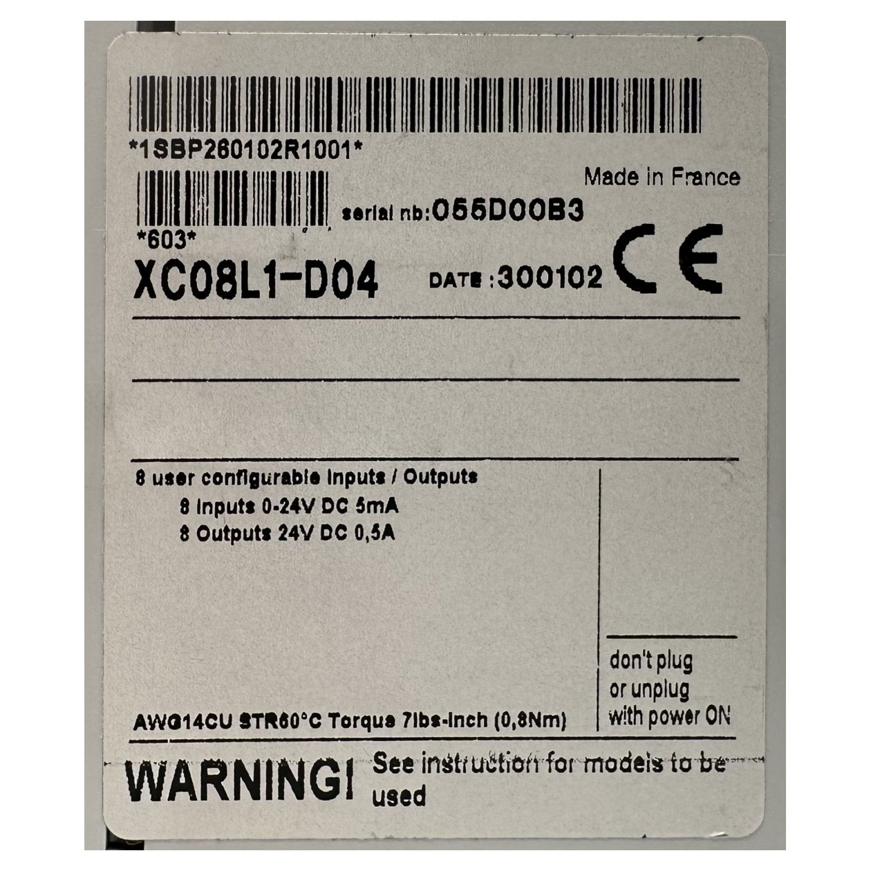 AJ243 Erweiterung ABB XC08L1-D04 1SBP260102R1001_3