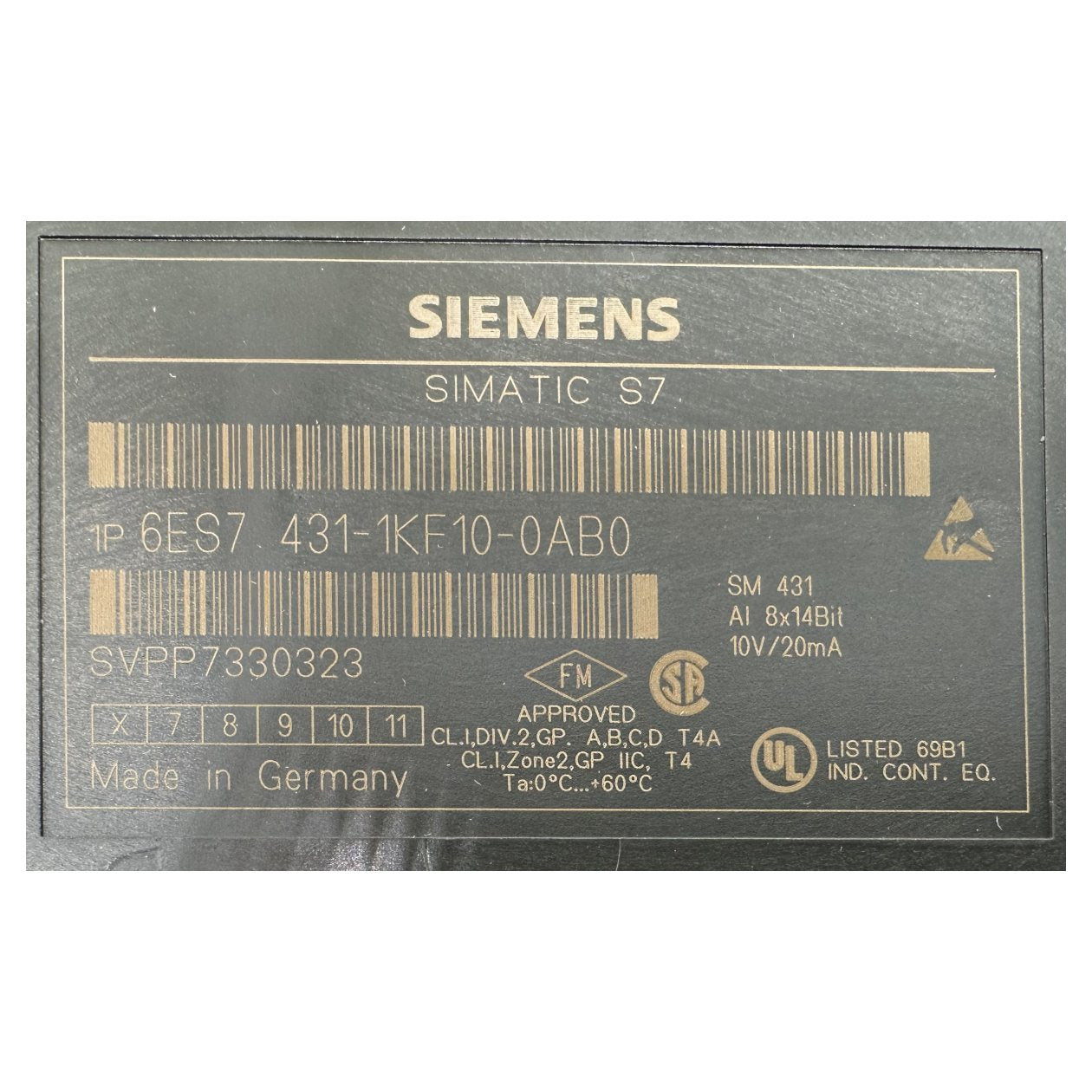 AJ254 Simatic S7 Siemens 6ES7 431-1KF10-0AB0 6ES7431-1KF10-0AB0_3