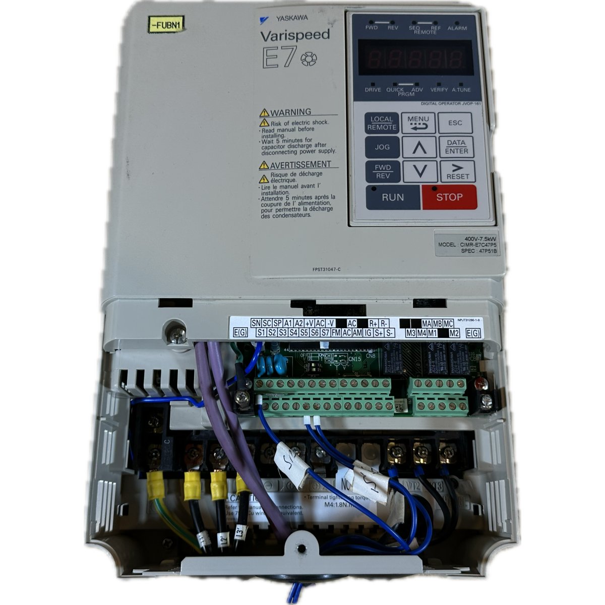 Yaskawa CIMR-E7C47P5-3