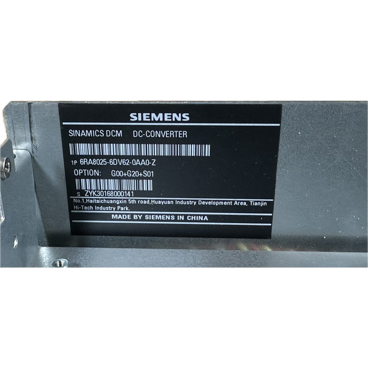 Siemens 6RA8025-6DV62-0AA0-4