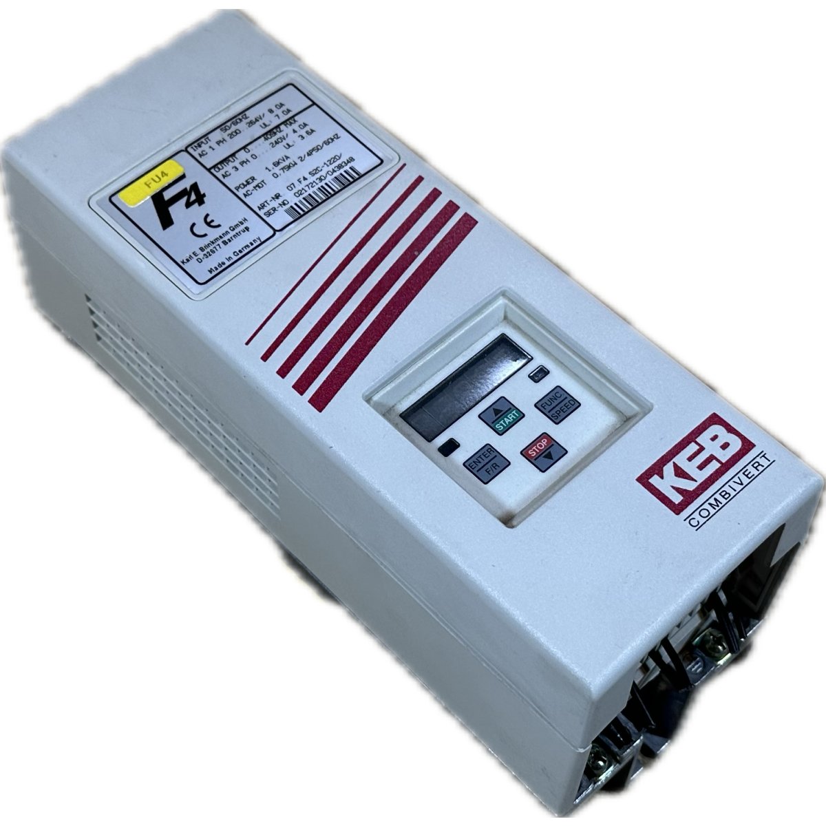 .AJ332 Frequenzumrichter KEB 07.F4.S2C-1220 0,75KW mit Display