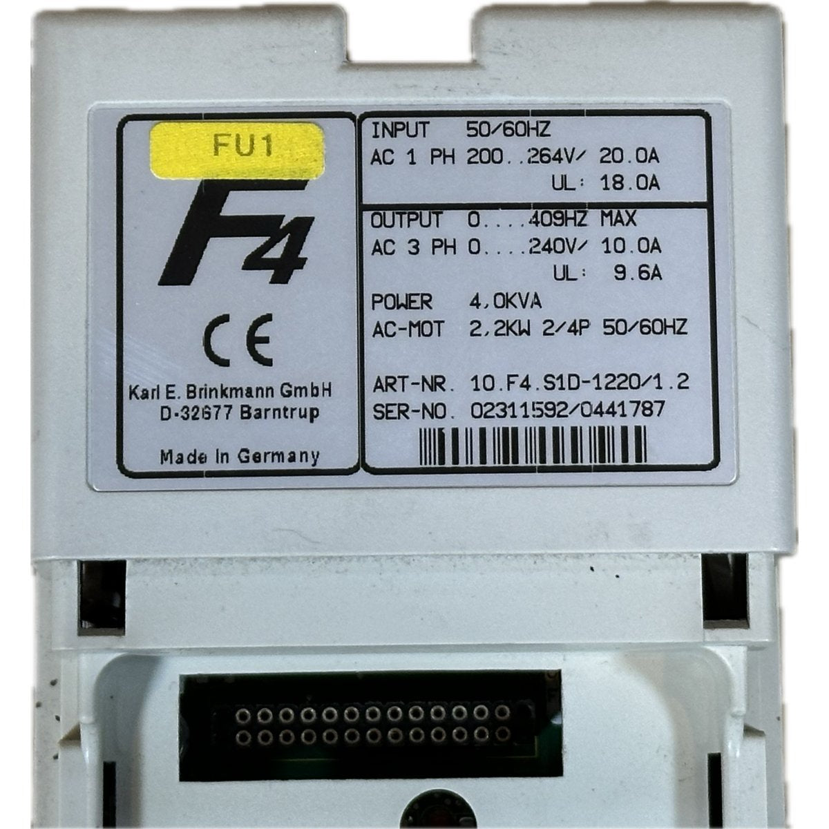 KEB 10.F4.S1D-1220/1.2-4