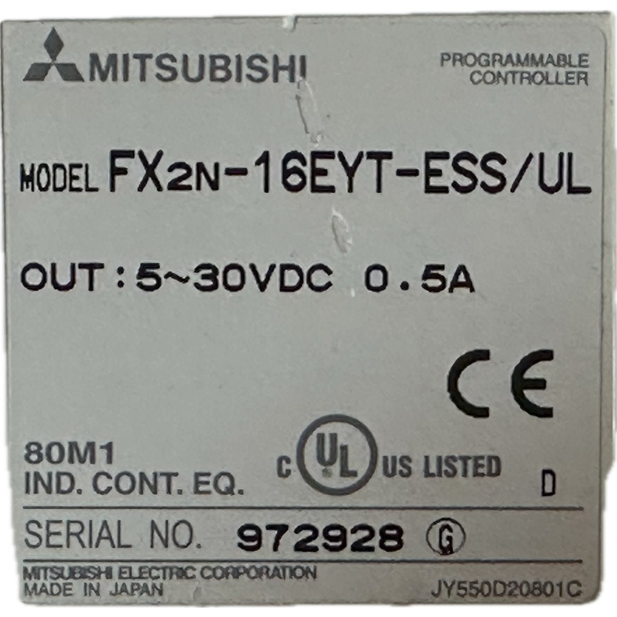 Mitsubishi FX2N-16EYT-ESS/UL-4