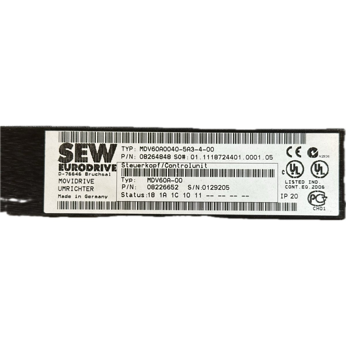 SEW MDV60A0040-5A3-4-00-4