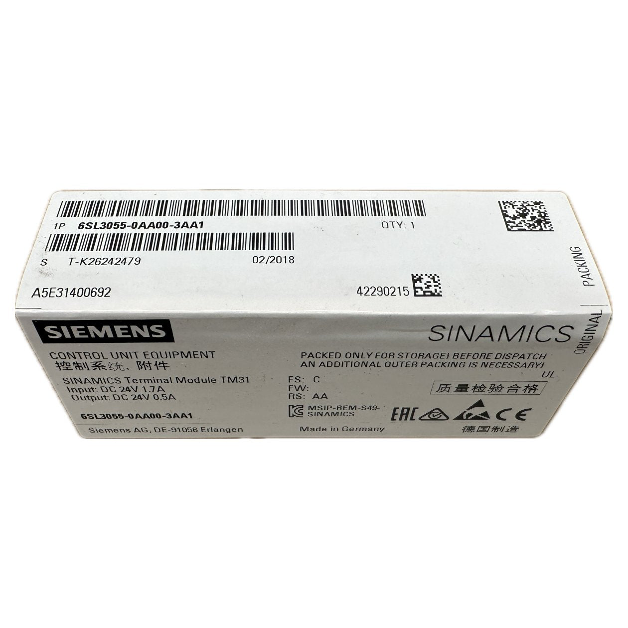 Sinamics TM31 Siemens 6SL3055-0AA00-3AA1 Versiegelt_3