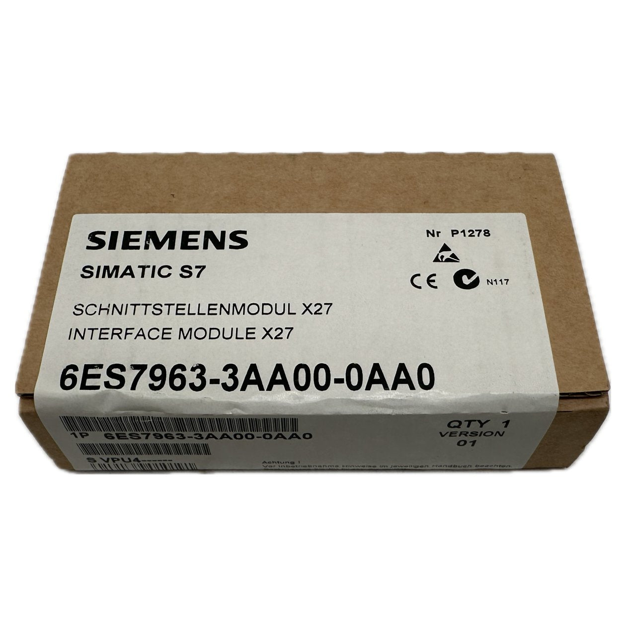 Simatic S7 Siemens 6ES7963-3AA00-0AA0 6ES7 963-3AA00-0AA0 Versiegelt_2