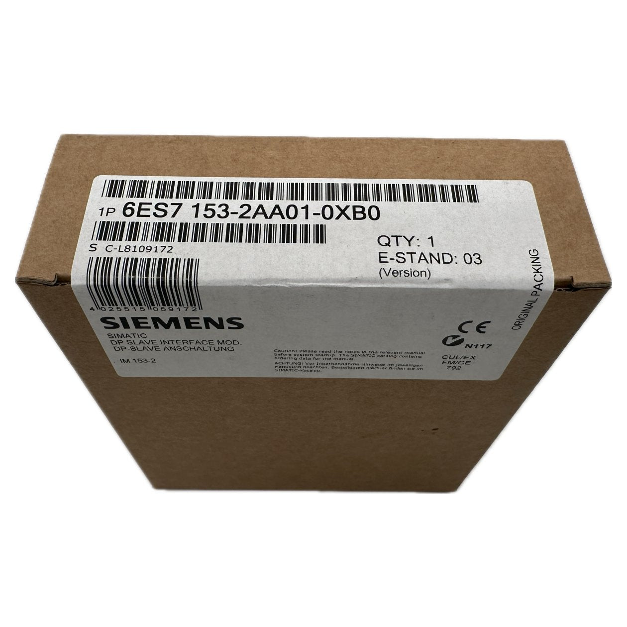 Sinamics S7 Siemens 6ES7 153-2AA01-0XB0 6ES7153-2AA01-0XB0 E1 Versiegelt_2
