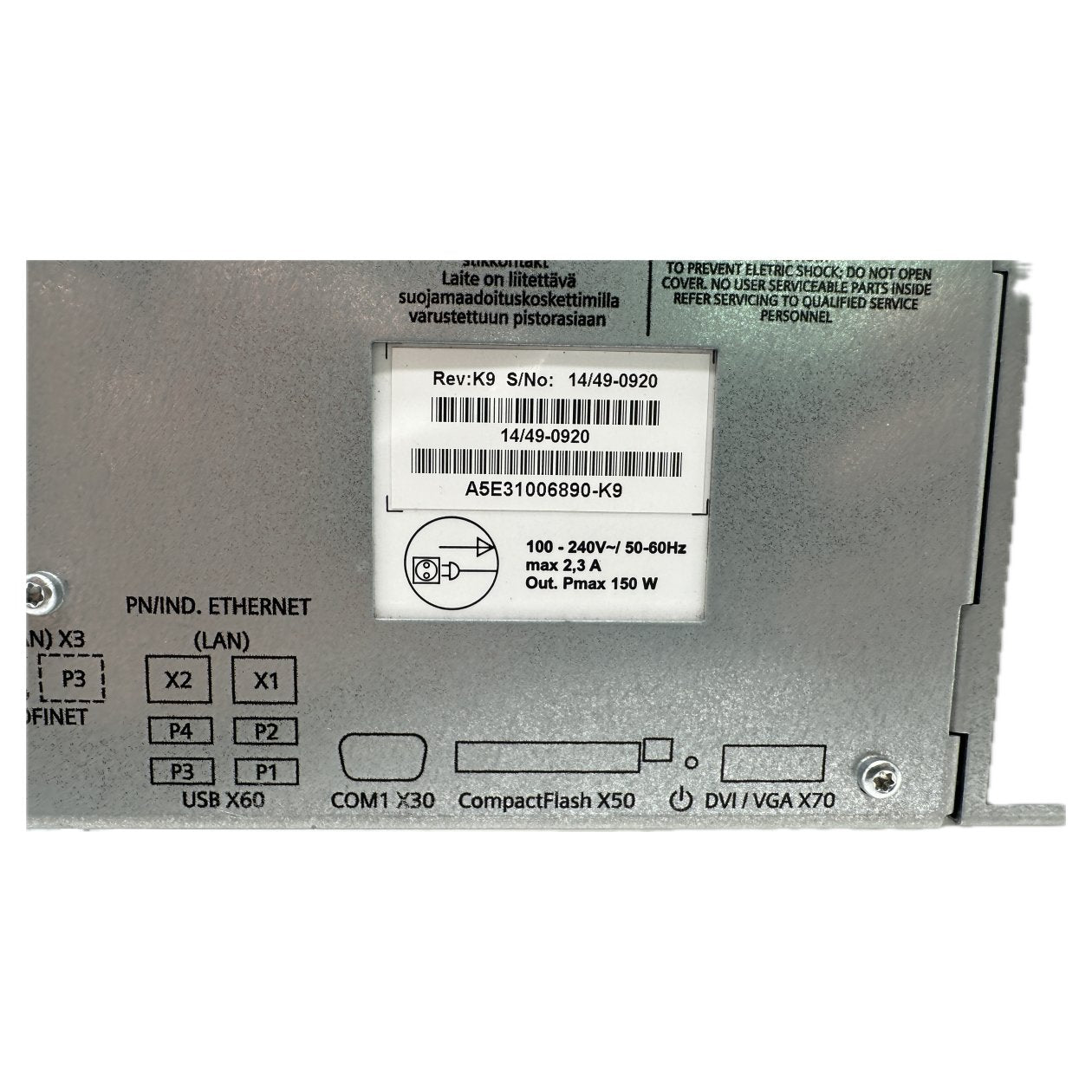 Simatic IPC627 Siemens 6ES7647-6CA10-0AX0 6ES7 647-6CA10-0AX0_6