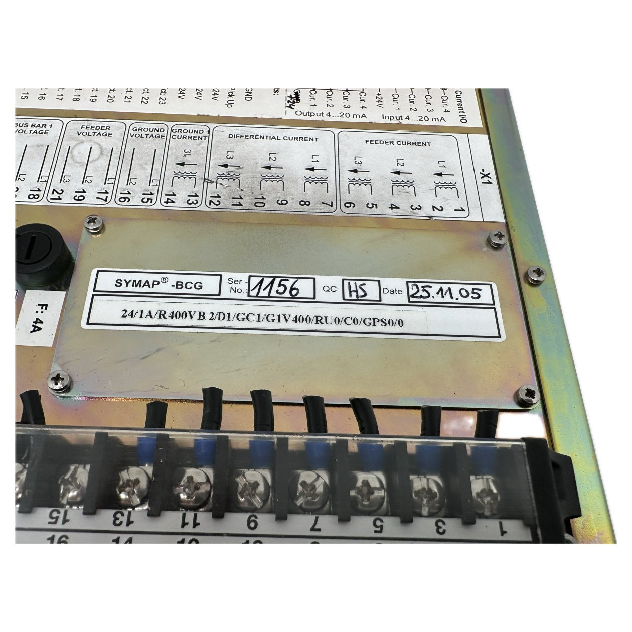 Bedienpanel ABB SYMAP-BCG 24/1A/R400VB2/D1/GC1/G1V400/RU0/C0/GPS0/0_4