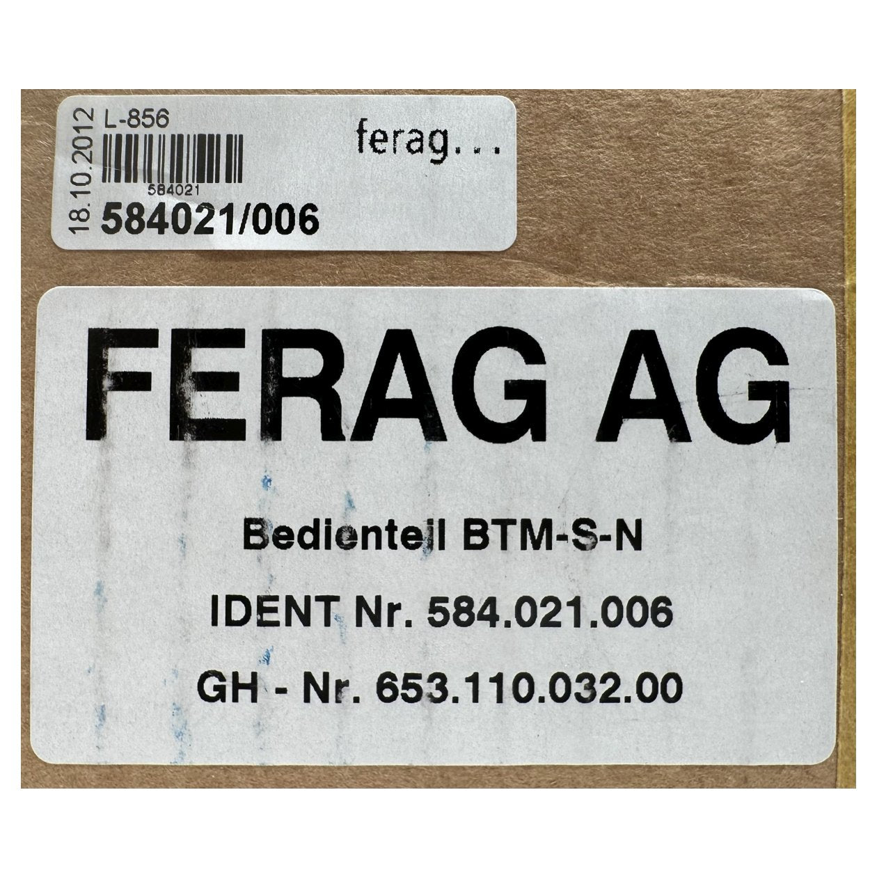 AJ603 Bedienteil Ferag BTM-S-N 584.021.006 OVP_3