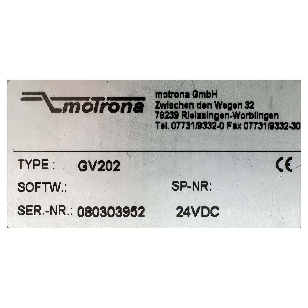 AJ612 Impulsschalter Motrona GV202 OVP_3