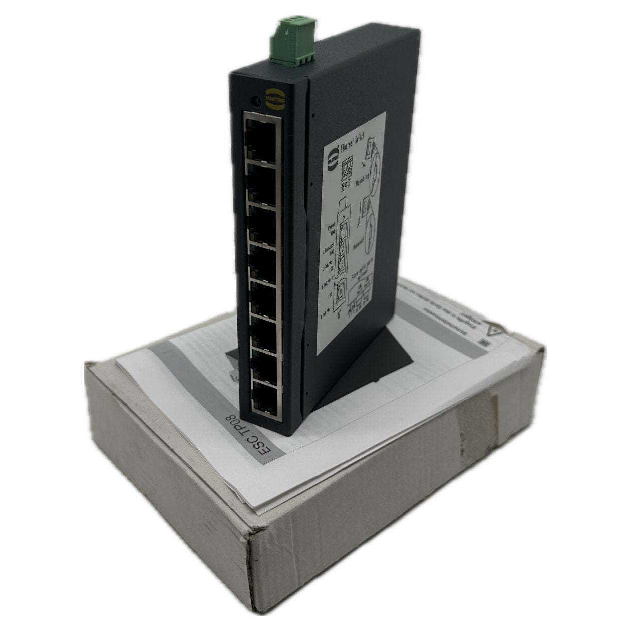 AJ618 Ethernet Switch Harting 20761083000 eCon 3080-A OVP