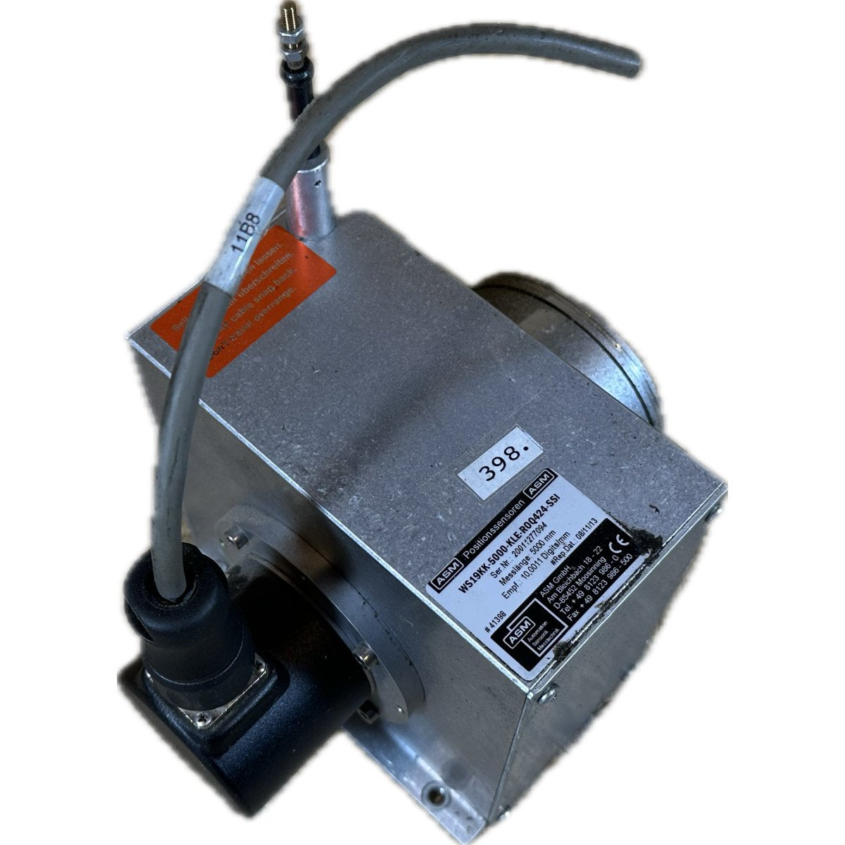 .AJ61 Positionssensor ASM WS19KK-5000-KLE-R0Q424-SSI AE58T-K-4096-TSSI