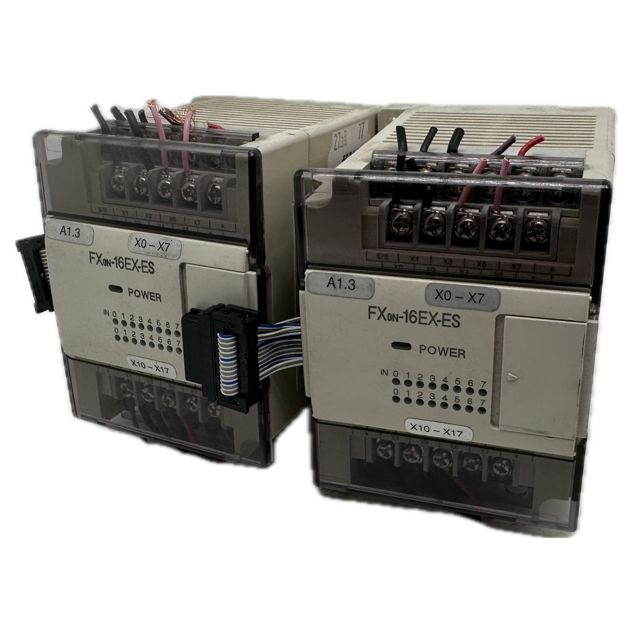 AJ622 Posten 2 Stück Ausgangsmodul Mitsubishi FXON-16EX-ES Ferag 5.940.463