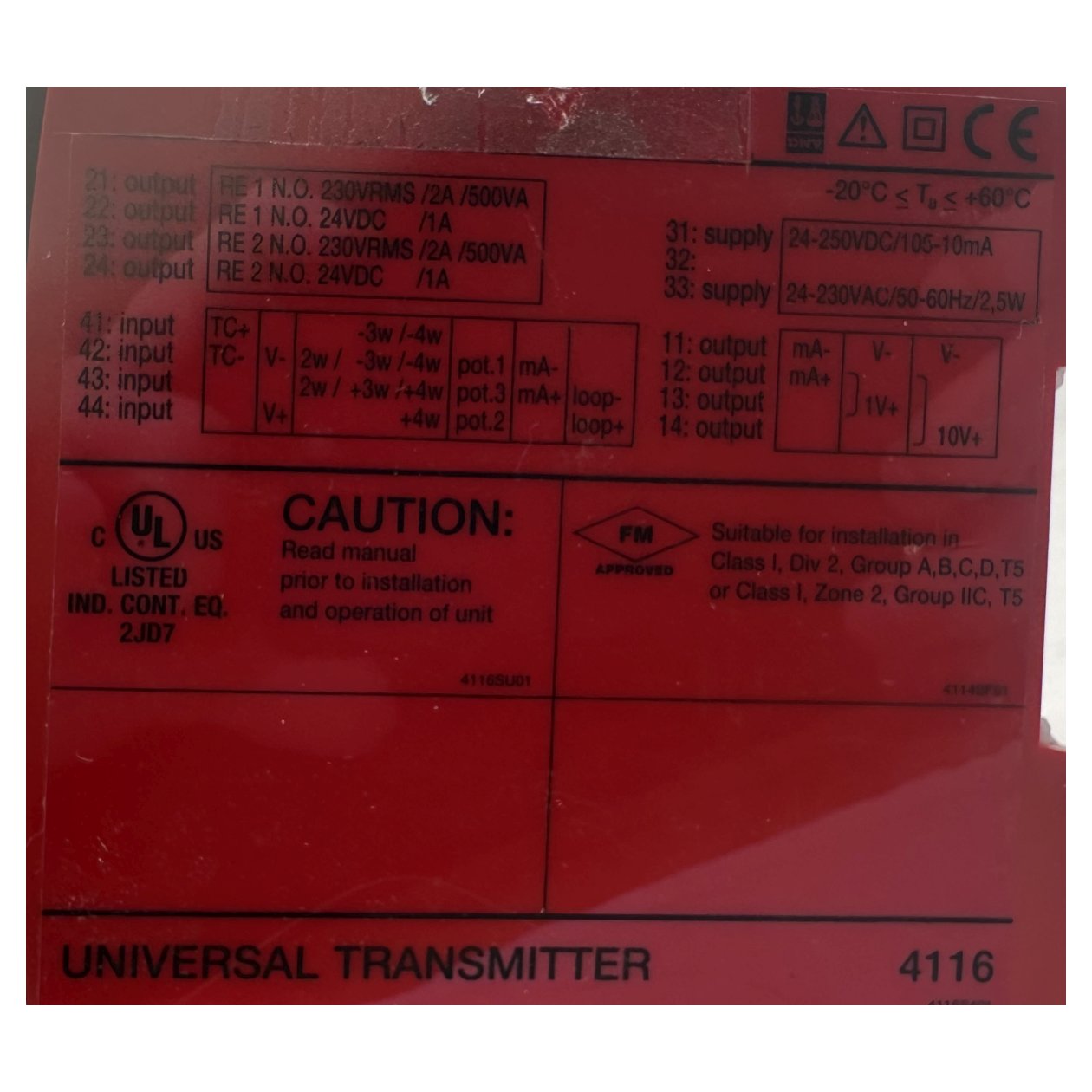 AJ652 Universal Transmitter PR Electronics 4116_3