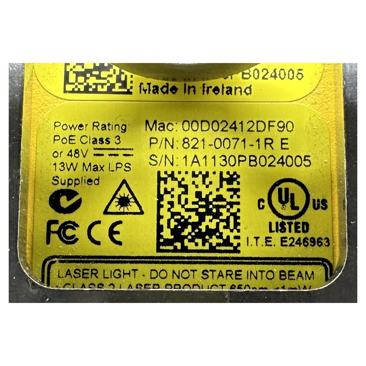 AJ663 One Vision Drive Cognex DM500QL Ohne Linsenabdeckung_5