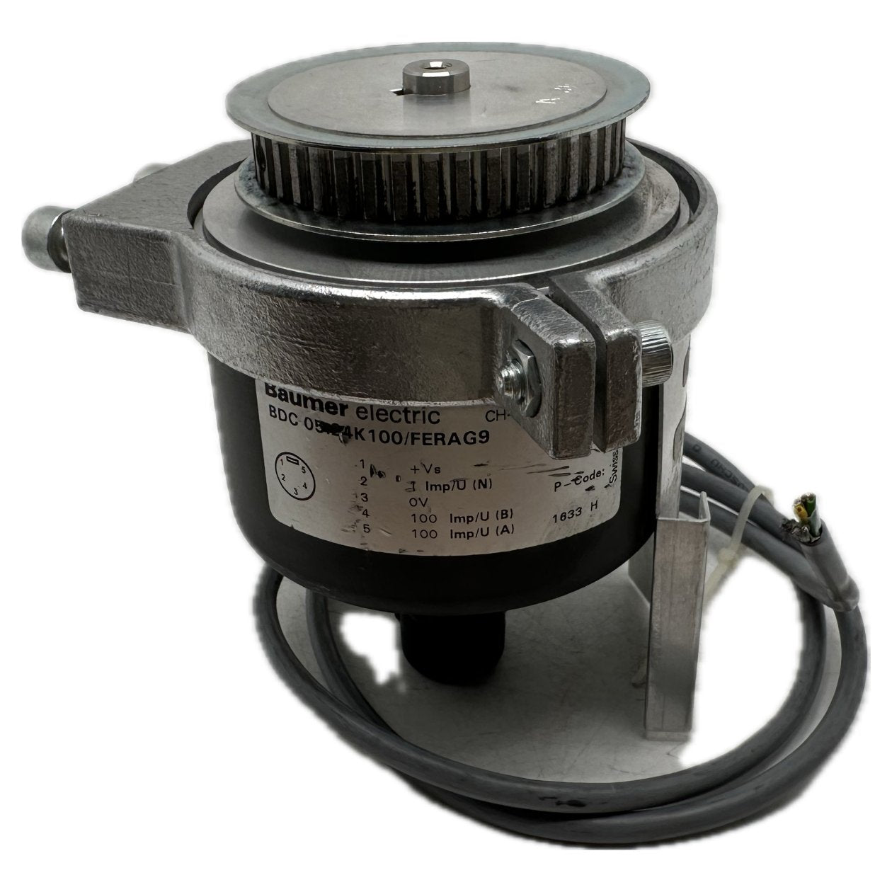 AJ671 Encoder Baumer BDC 05.24K100/FERAG9 Ferag 5.690.549 mit Aufsätzen