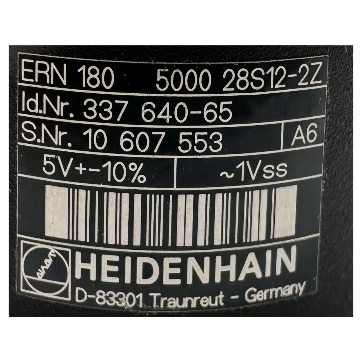 AJ675 Drehgeber Heidenhain ERN 180 5000 28S12-2Z 337 640-65 OVP_4