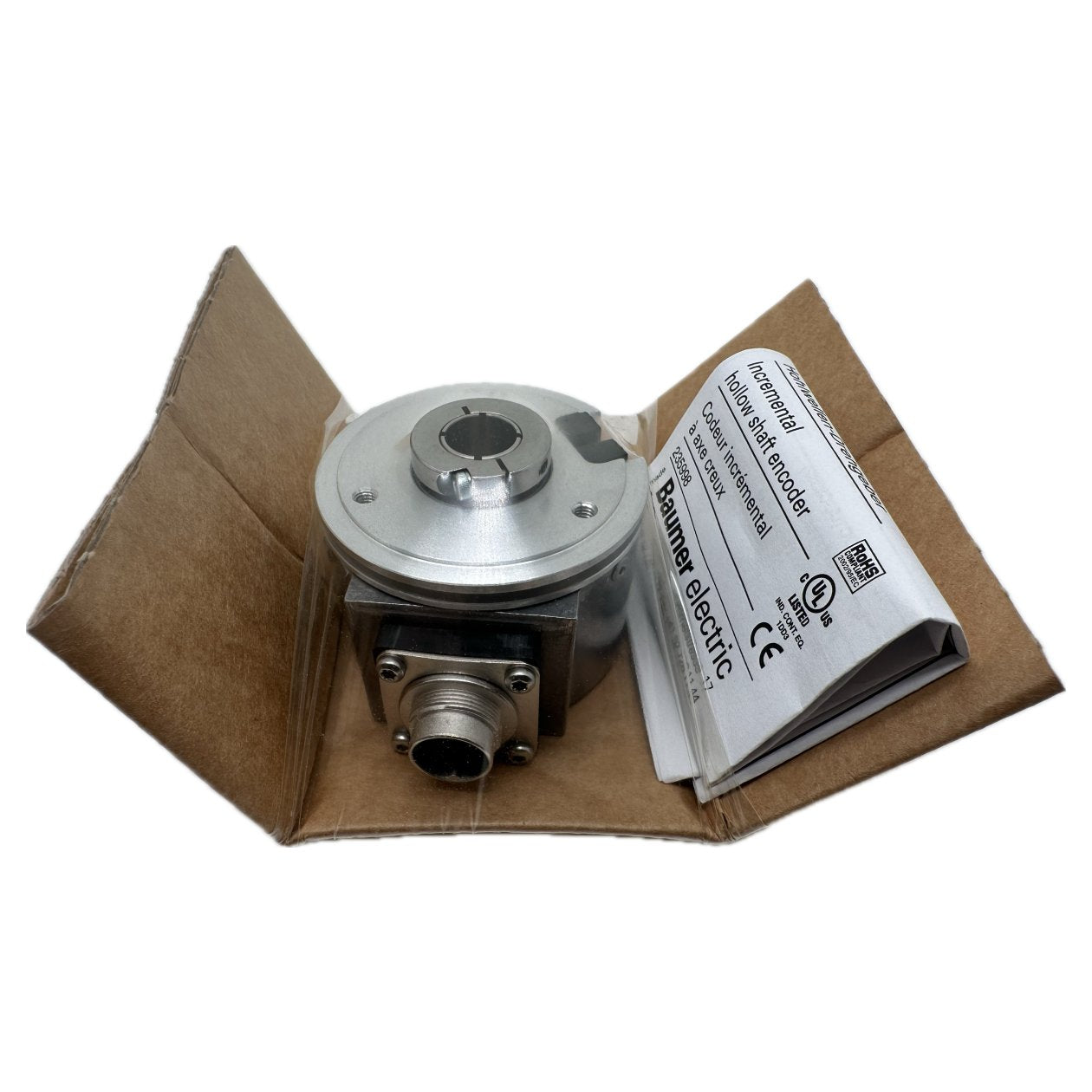 AJ685 Inkremental-Hohlwellen-Drehgeber Baumer BHF 03.24K10-E2-9 OVP_2