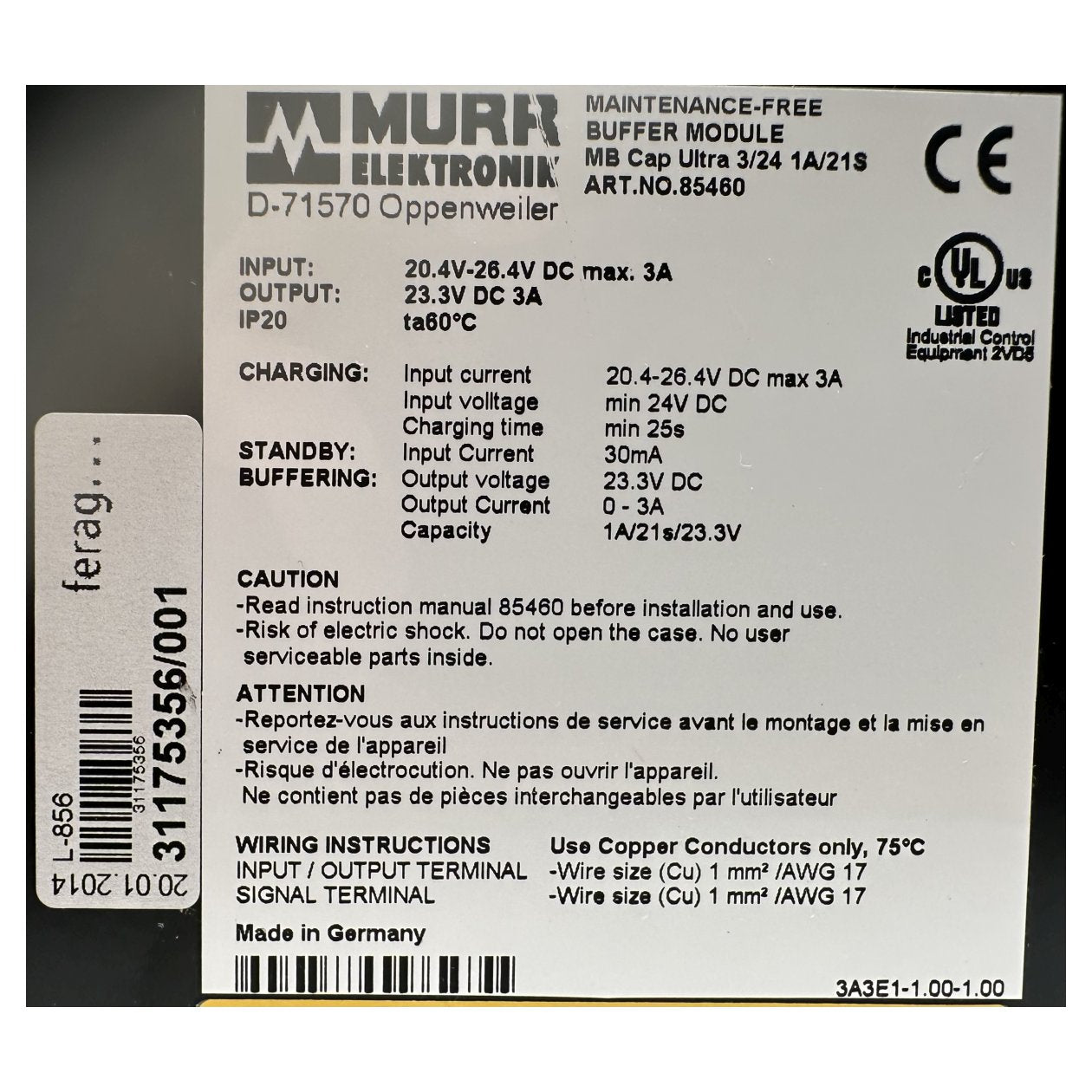 AJ688 Drehgeber Baumer BHF 16.24K20-E2-A OVP_4