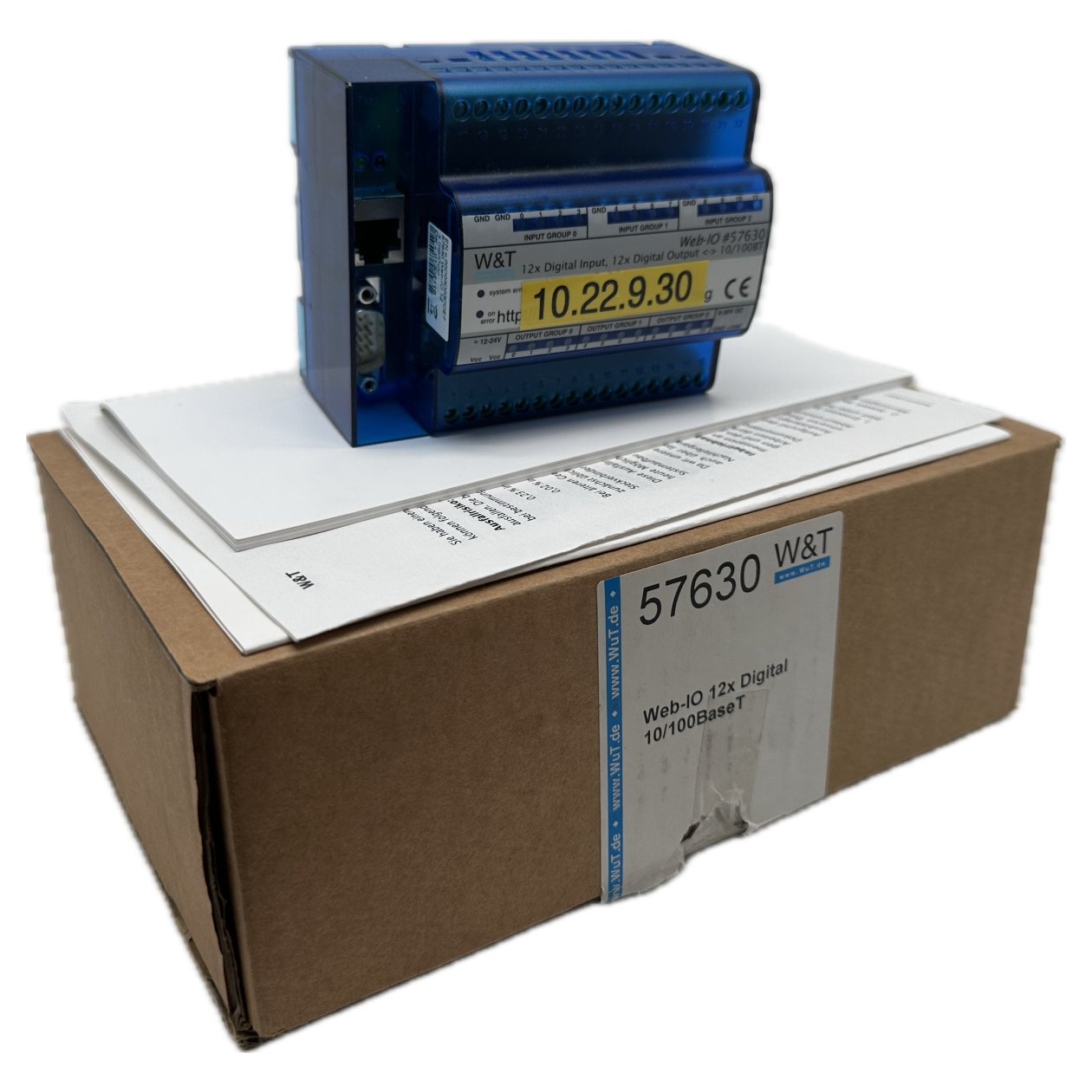AJ695 Web-IO W&T 57630 00C03D03CCE7