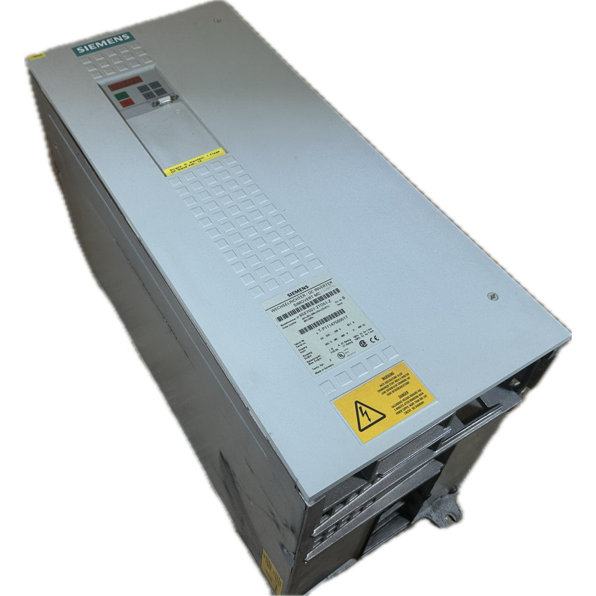 .AJ711 Frequenzumrichter Siemens 6SE7027-2TD51-Z Scharnier Defekt