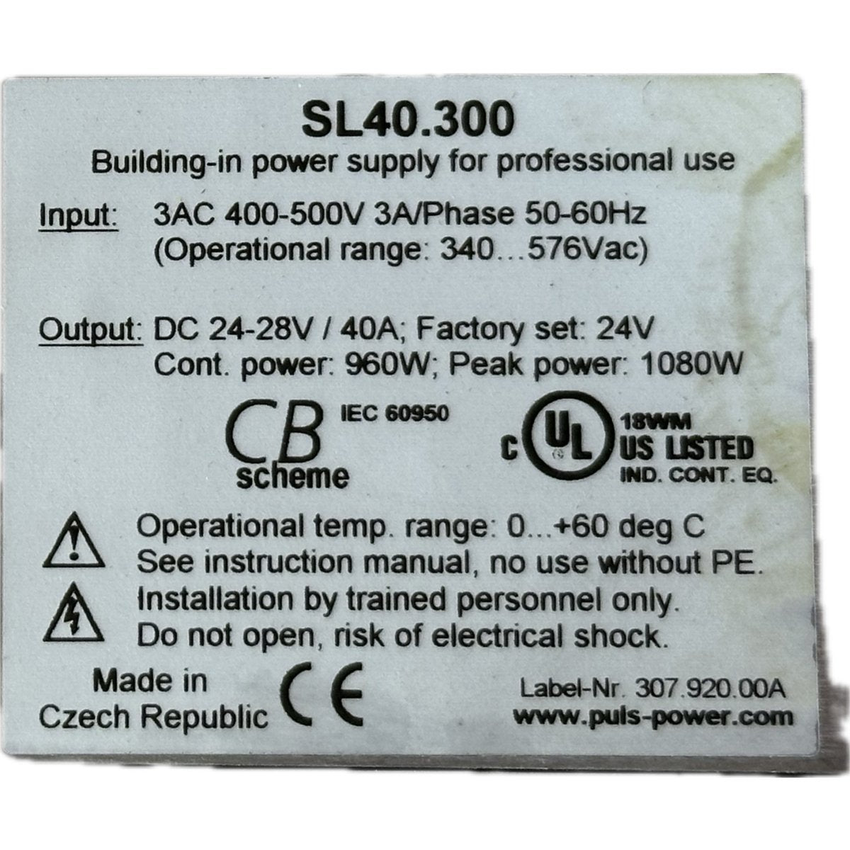 Puls SL40.300-4