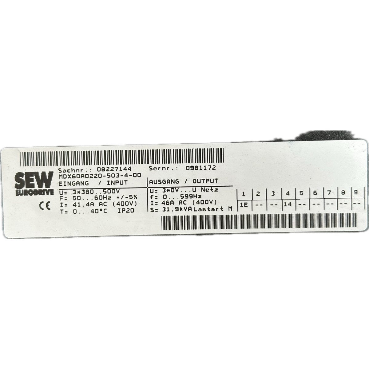 SEW MDV60A0220-503-4-00-4