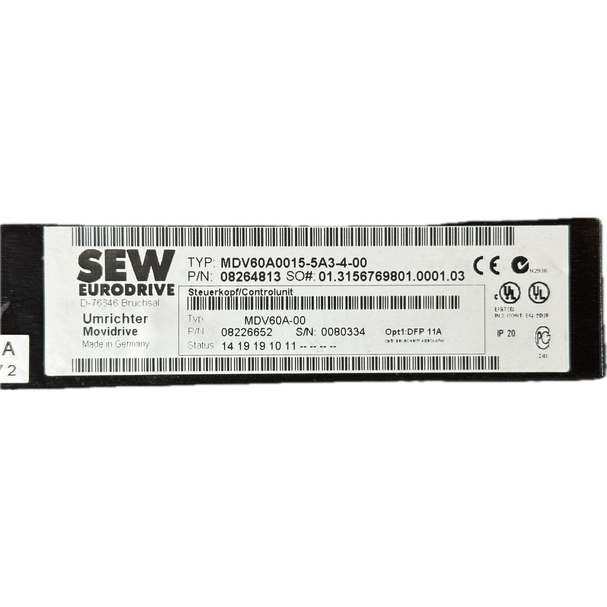 SEW MDV60A0015-5A3-4-00-3