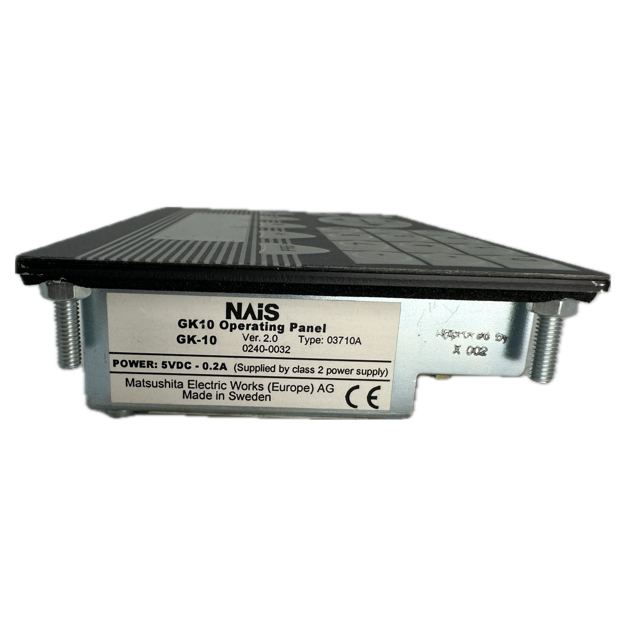 Bedienpanel Nais GK10 03710A_4