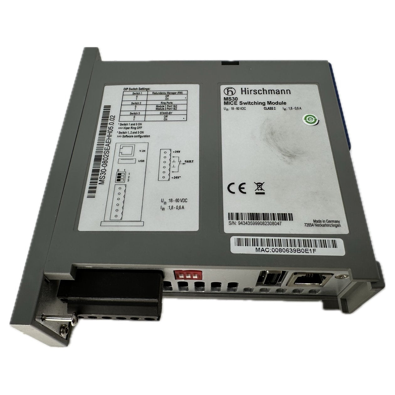 Switching Module Hirschmann MS30-0802SEAEHH05.02_3