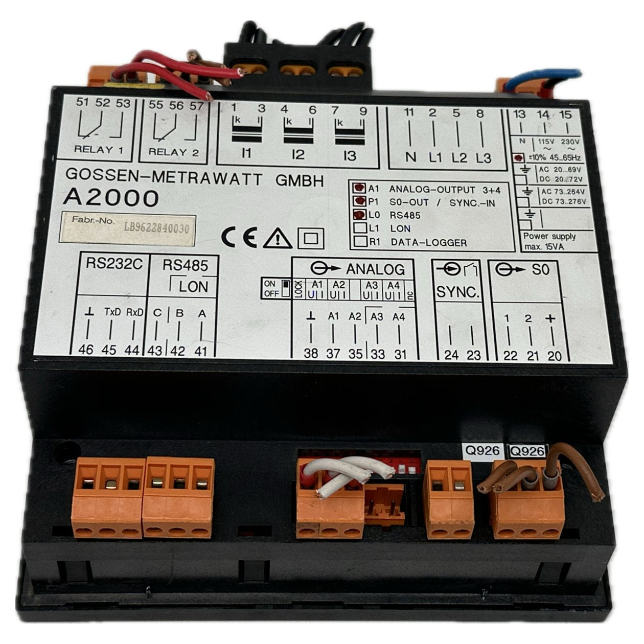 Multifunktionales Leistungsmessgerät Gossen Metrawatt A2000_3