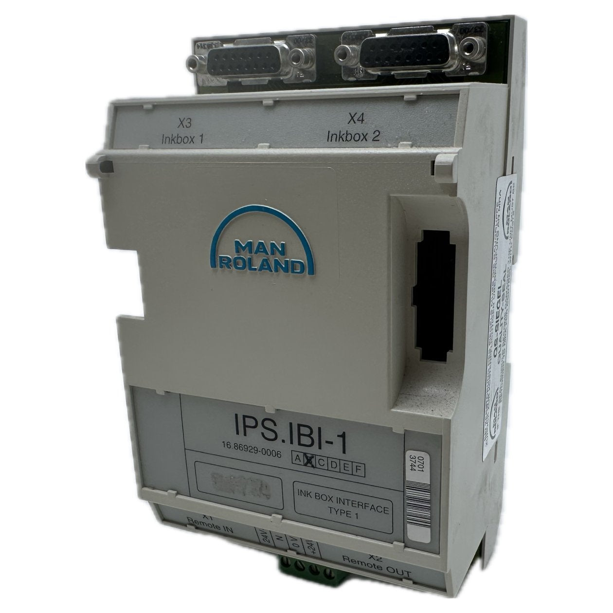 AJ918 Ink Box Interface Type 1 Man Roland IPS.IBI-1 16.86929-0006 Rev. B_2