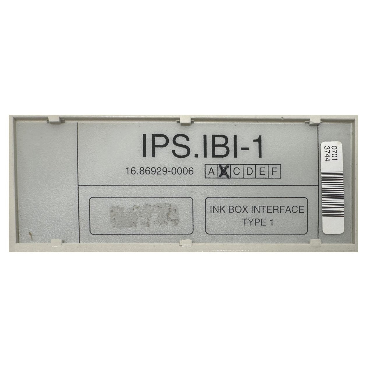 AJ918 Ink Box Interface Type 1 Man Roland IPS.IBI-1 16.86929-0006 Rev. B_4