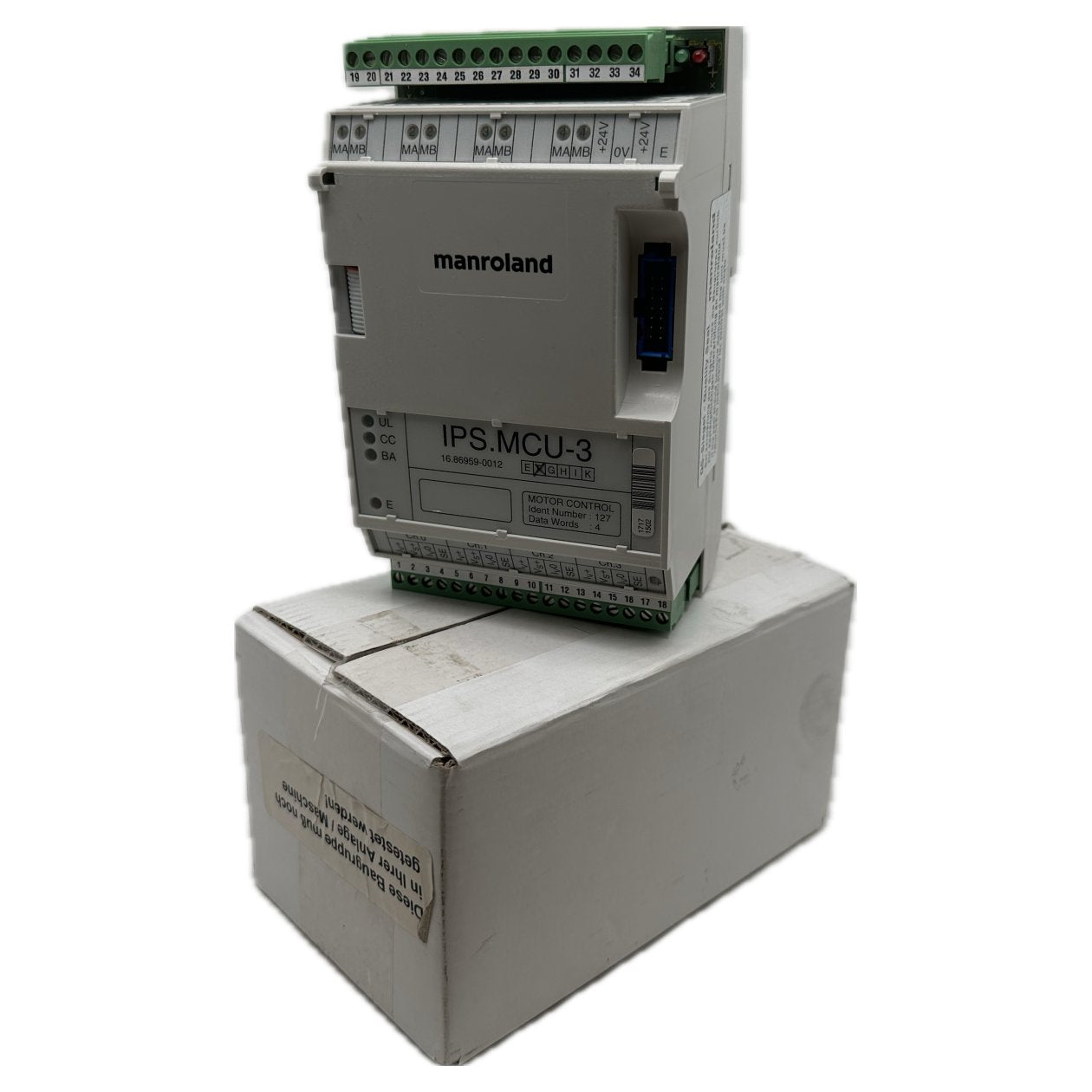 AJ919 Motor Control Man Roland IPS.MCU-3 16.86959-0012 Rev. F