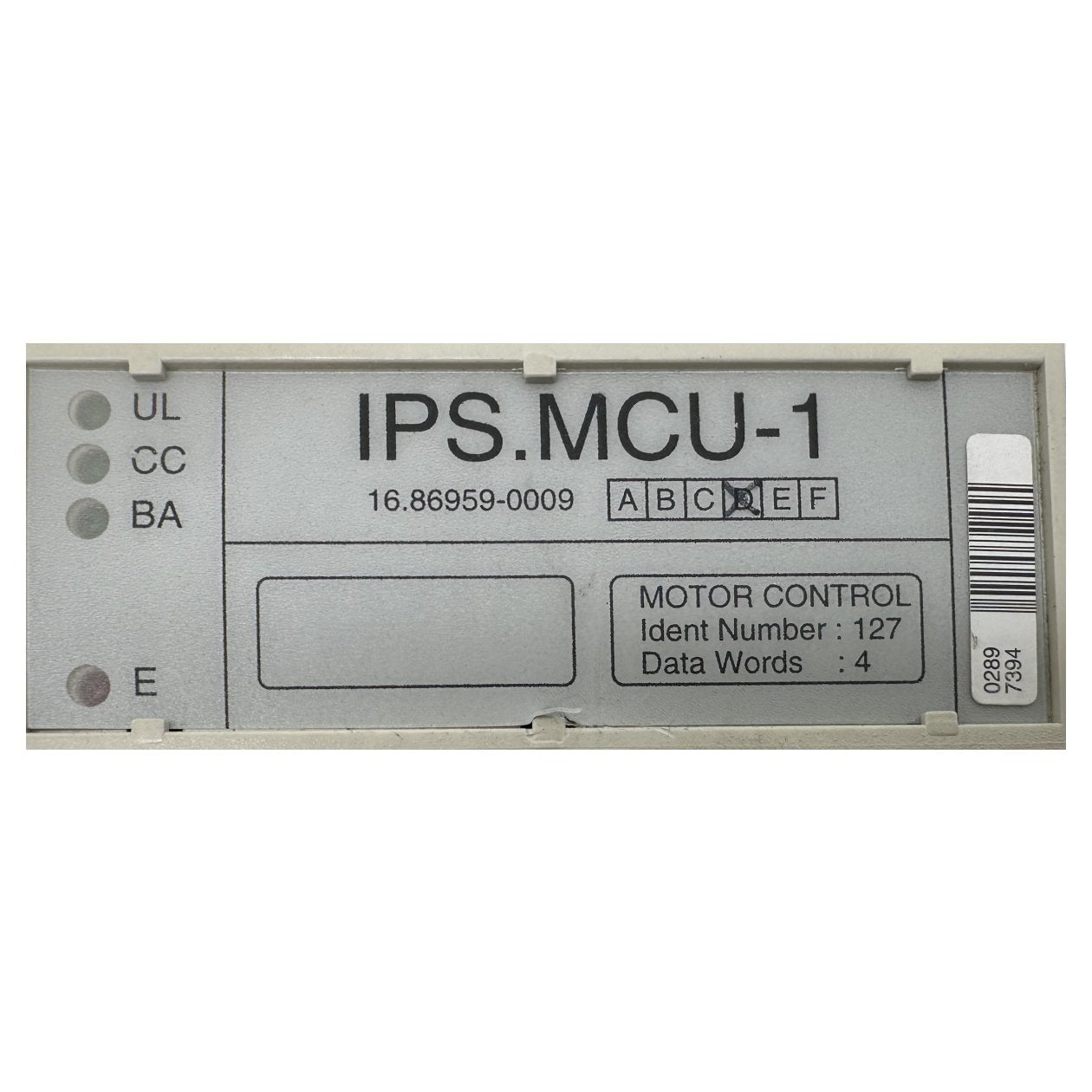 AJ920 Motor Control Man Roland IPS.MCU-1 16.86959-0009 Rev. D_4