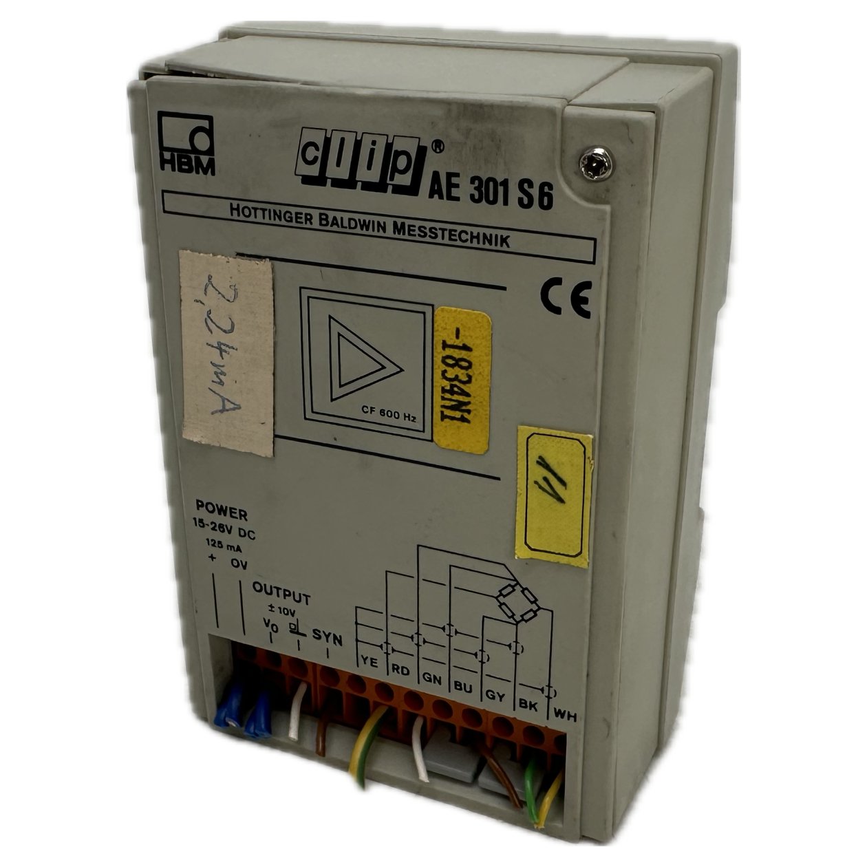 AJ933 Messverstärker HBM Clip AE 301 S6 AE301S6
