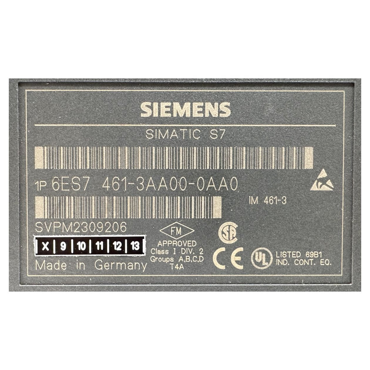 BJ107 Simatic S7 Siemens 6ES7461-3AA00-0AA0 6ES7 461-3AA00-0AA0_3