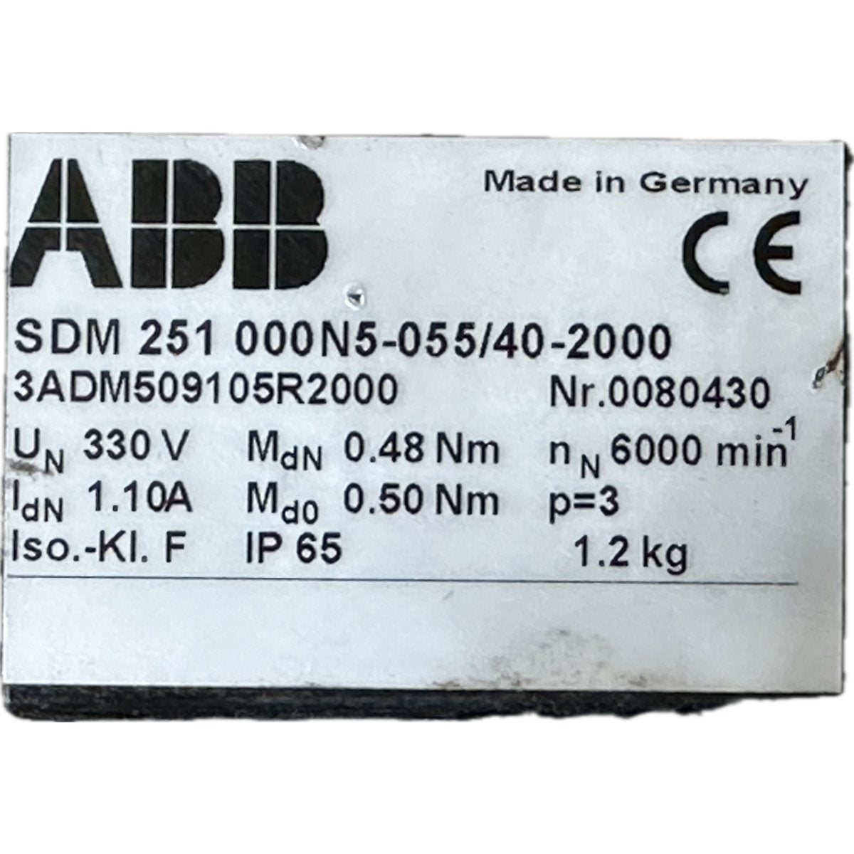 ABB SDM 251 000N5-055-4