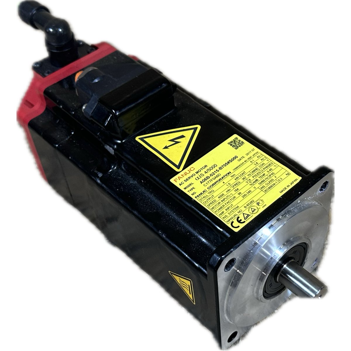 BJ17 Servomotor Fanuc A06B-0215-B705#S000 D14 L22